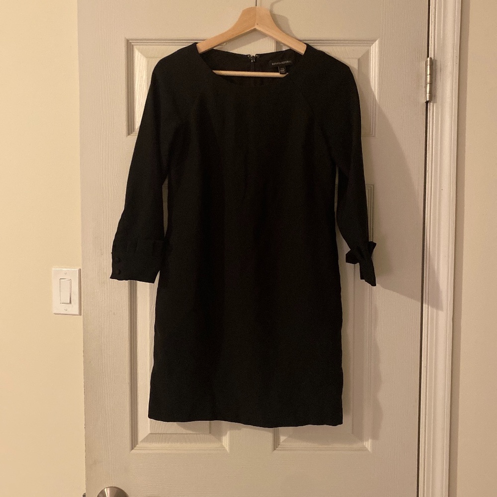 Black mini dress